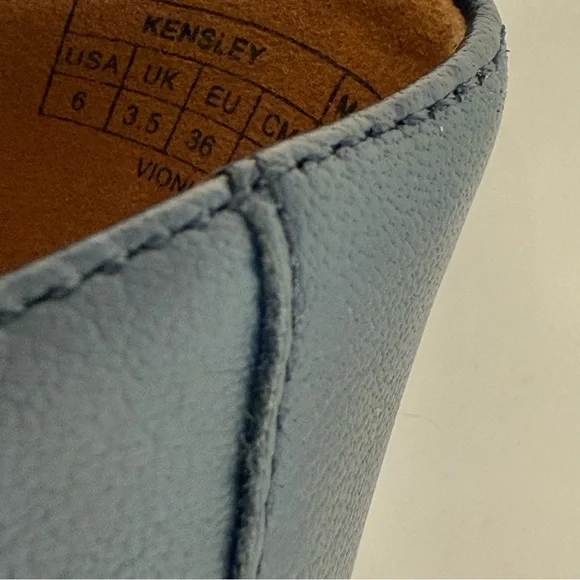 Vionic Kensley Navy Leather Orthotic Lug Loafers 6 NWOB - Picture 8 of 8